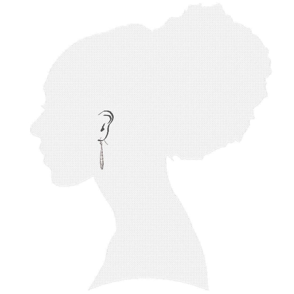 Boho Minimalist Hand Hammered Feather Bar Drop Dangle Silver Earrings, Earrings, $ 19.99, A Moment Of Now™