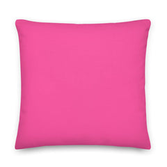 Brilliant Rose Solid Color Decorative Accent Throw Pillow Cushion Pillow A Moment Of Now Women’s Boutique Clothing Online Lifestyle Store