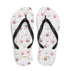 Bunnies On White Flip-Flops Flip Flops A Moment Of Now Women’s Boutique Clothing Online Lifestyle Store