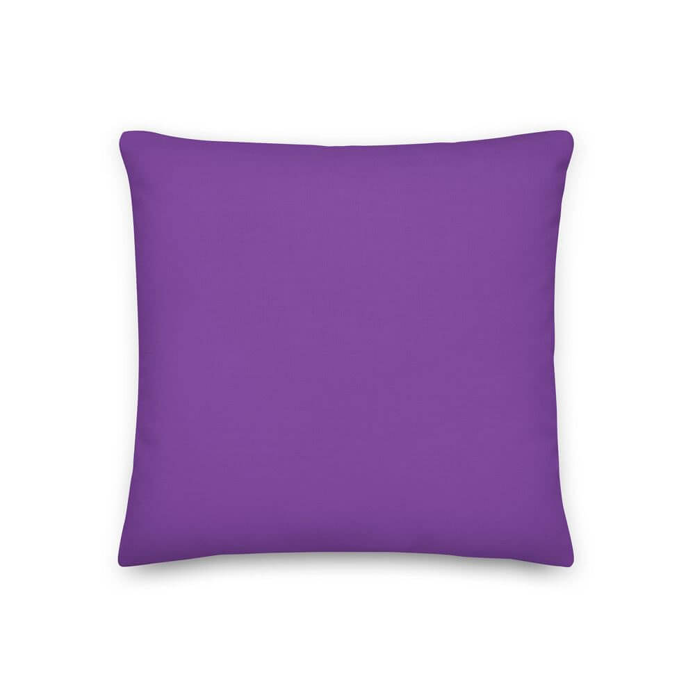 Cadmium Violet Solid Color Decorative Pillow | Jewel-Tone Purple, Throw Pillows, $ 61.50, A Moment Of Now™