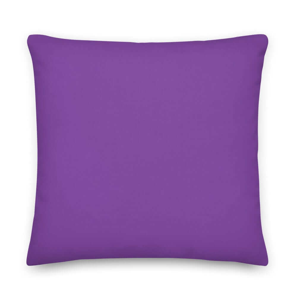 Cadmium Violet Solid Color Decorative Pillow | Jewel-Tone Purple, Throw Pillows, $ 61.50, A Moment Of Now™
