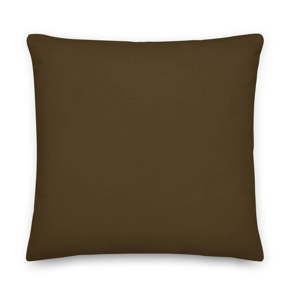 Café Noir Solid Color Decorative Throw Pillow | Dark Brown Decor, Throw Pillows, $ 71.50, A Moment Of Now™