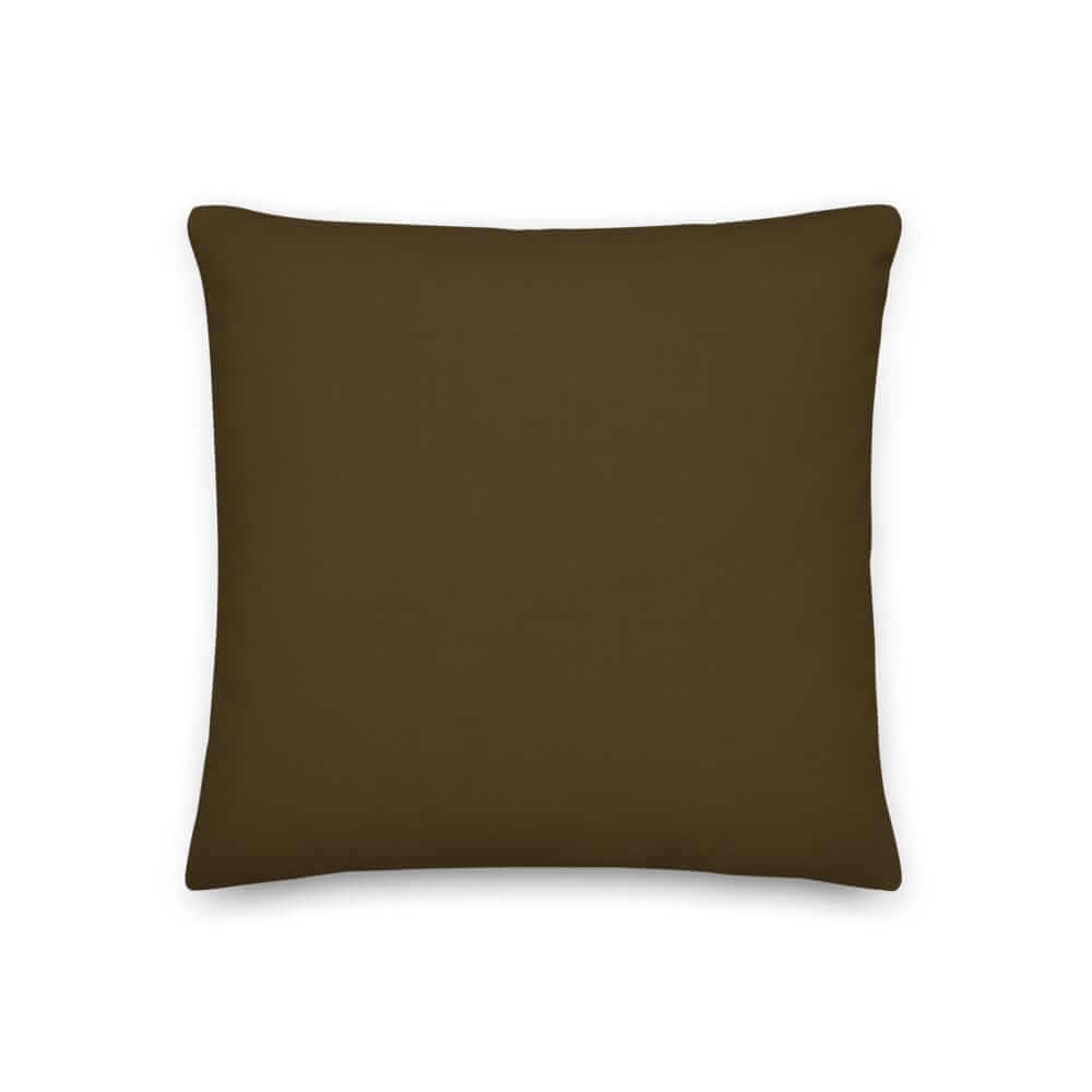 Café Noir Solid Color Decorative Throw Pillow | Dark Brown Decor, Throw Pillows, $ 64.50, A Moment Of Now™