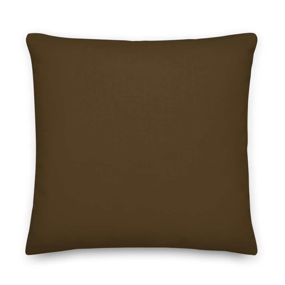 Café Noir Solid Color Decorative Throw Pillow | Dark Brown Decor, Throw Pillows, $ 61.50, A Moment Of Now™