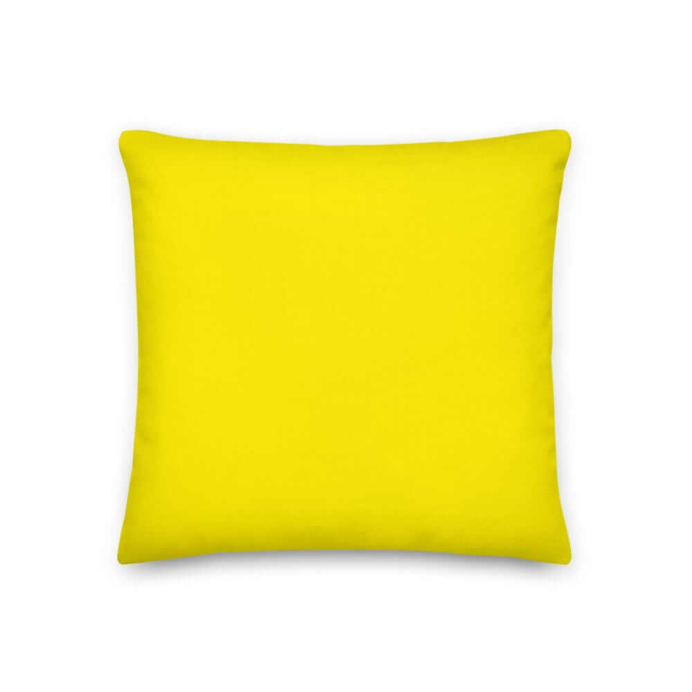 Canary Bright Yellow Solid Color Decorative Throw Pillow Accent Cushion, Pillow, $ 64.50, A Moment Of Now™