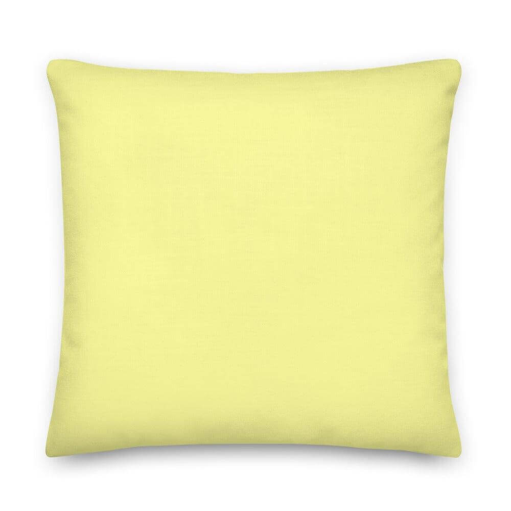 Canary Yellow Solid Color Decorative Pillow | Bright Cheerful Decor, Throw Pillows, $ 71.50, A Moment Of Now™