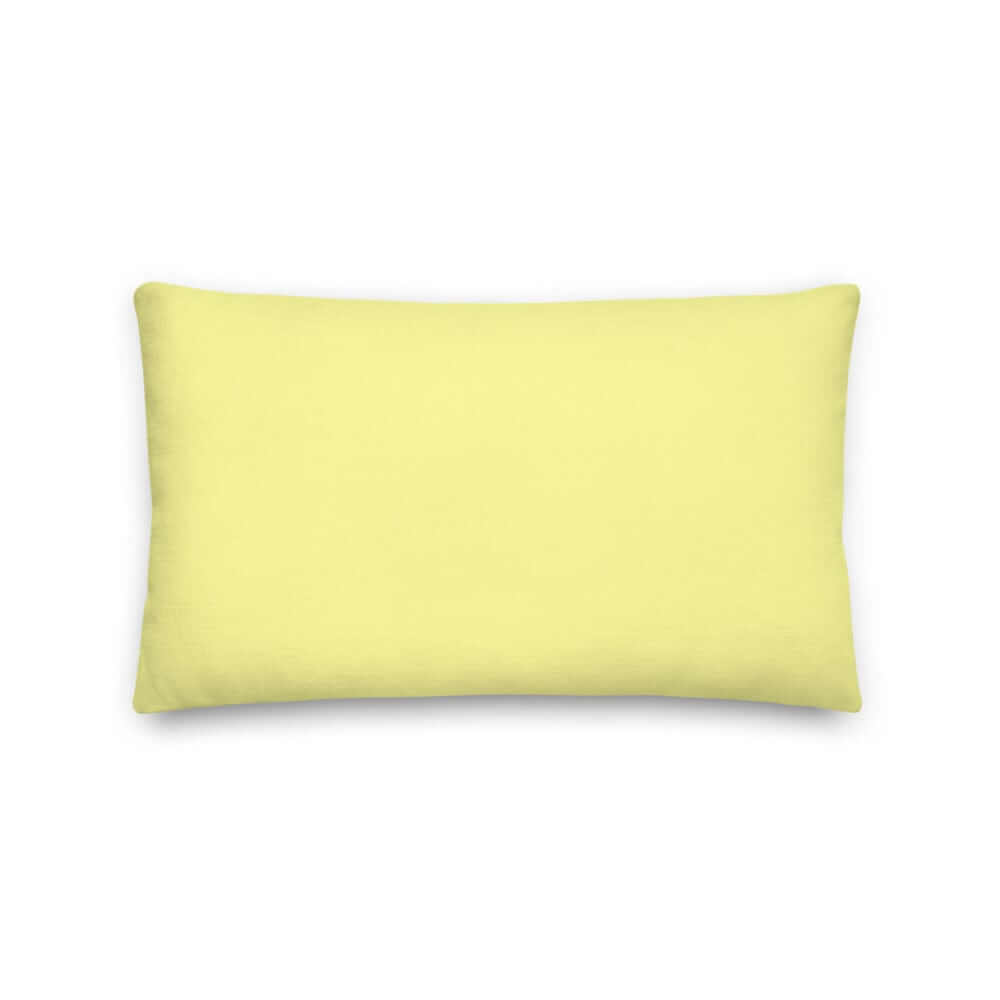 Canary Yellow Solid Color Decorative Pillow | Bright Cheerful Decor, Throw Pillows, $ 61.50, A Moment Of Now™