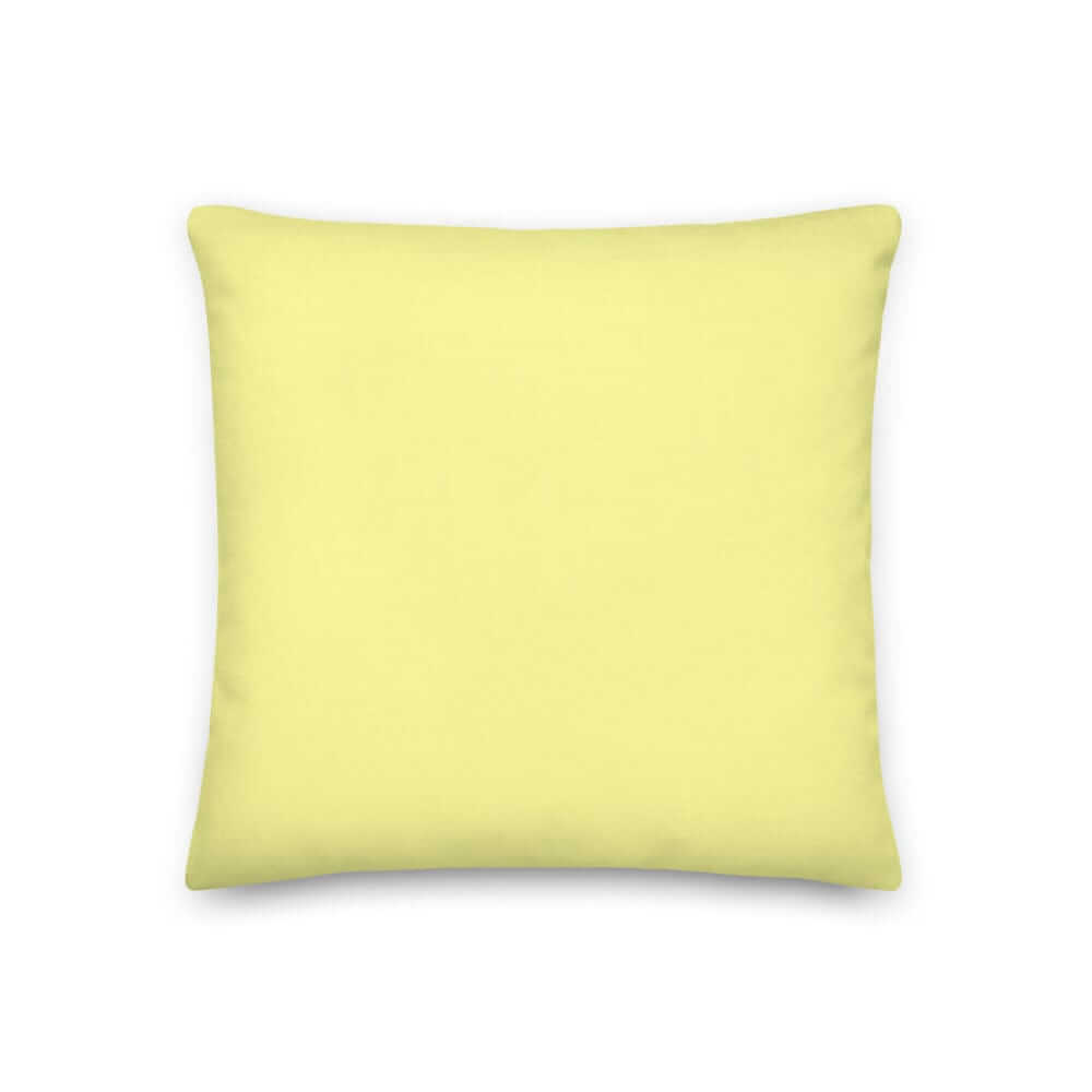Canary Yellow Solid Color Decorative Pillow | Bright Cheerful Decor, Throw Pillows, $ 64.50, A Moment Of Now™