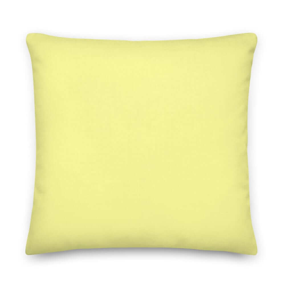Canary Yellow Solid Color Decorative Pillow | Bright Cheerful Decor, Throw Pillows, $ 61.50, A Moment Of Now™
