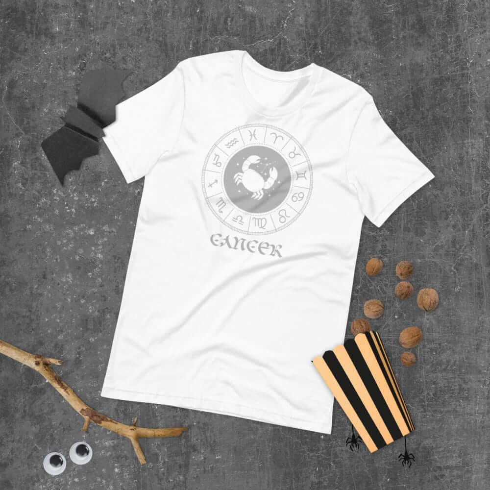 Cancer Zodiac Sign Birthday Short-Sleeve Unisex T-Shirt, Tees, $ 33.44, A Moment Of Now™