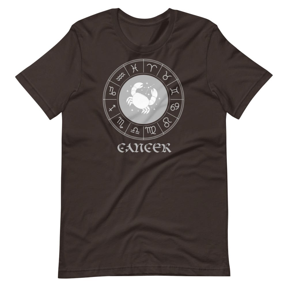 Cancer Zodiac Sign Birthday Short-Sleeve Unisex T-Shirt Tees A Moment Of Now Women’s Boutique Clothing Online Lifestyle Store