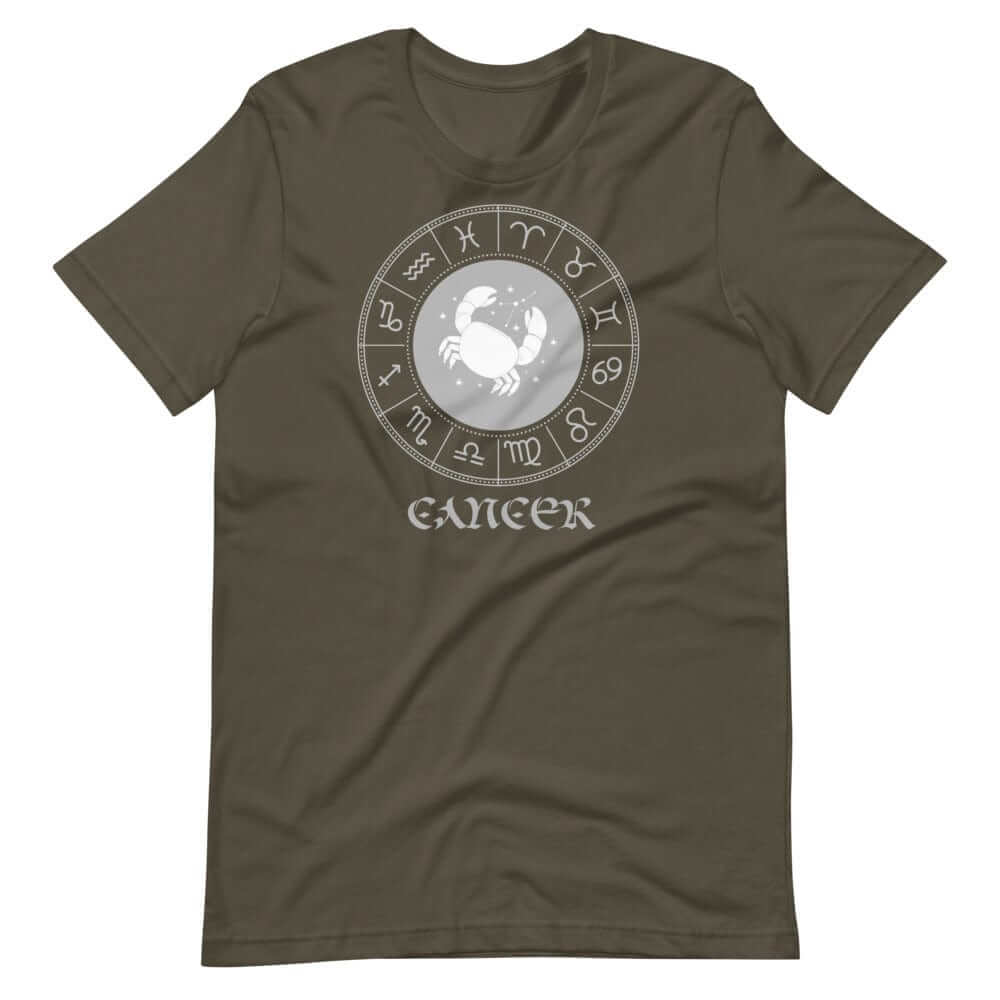 Cancer Zodiac Sign Birthday Short-Sleeve Unisex T-Shirt, Tees, $ 33.44, A Moment Of Now™