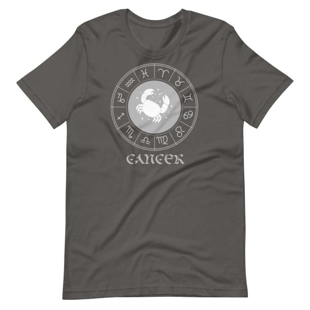 Cancer Zodiac Sign Birthday Short-Sleeve Unisex T-Shirt, Tees, $ 33.44, A Moment Of Now™