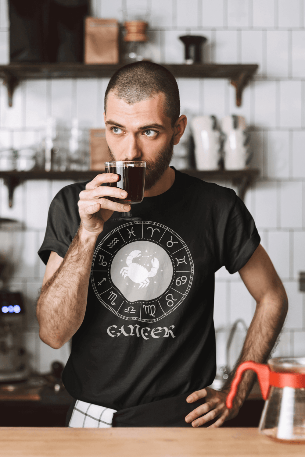 Cancer Zodiac Sign Birthday Short-Sleeve Unisex T-Shirt, Tees, $ 33.44, A Moment Of Now™