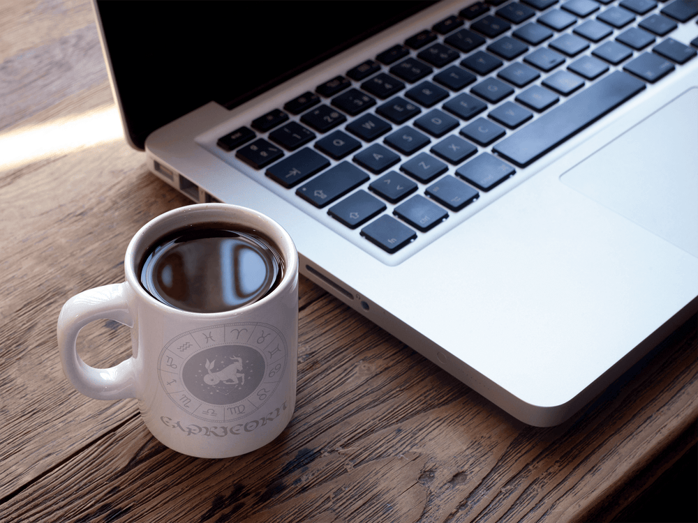 Capricorn Zodiac Star Sign Coffee Tea Cup Mug, Mug, $ 17.50, A Moment Of Now™