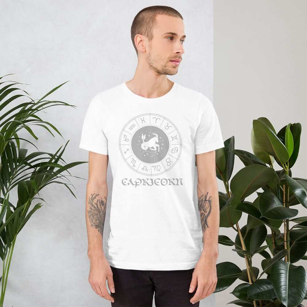 Capricorn Zodiac Star Sign Short-Sleeve Unisex T-Shirt, Tees, $ 33.44, A Moment Of Now™