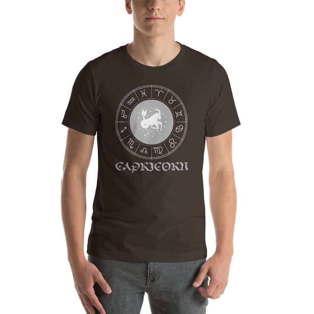 Capricorn Zodiac Star Sign Short-Sleeve Unisex T-Shirt, Tees, $ 34.04, A Moment Of Now™