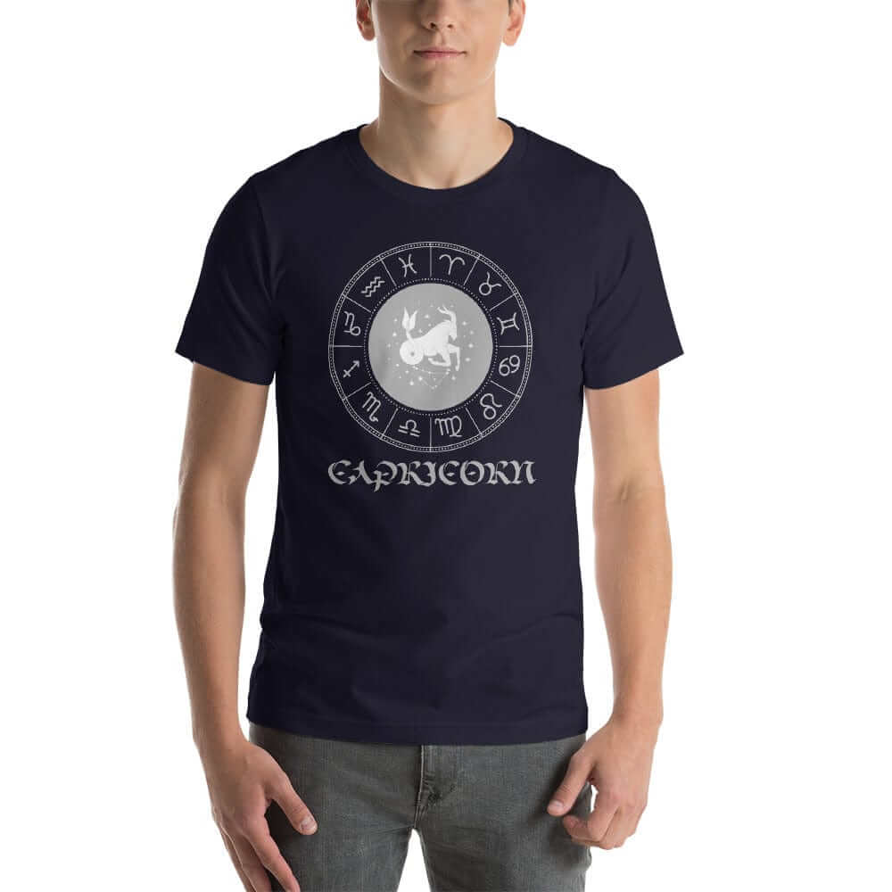 Capricorn Zodiac Star Sign Short-Sleeve Unisex T-Shirt, Tees, $ 33.44, A Moment Of Now™