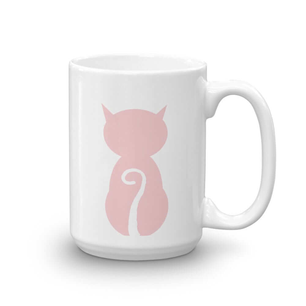 Cat and It's Tail Coffee Tea Cup Mug, A Moment Of Now, $ 24.50