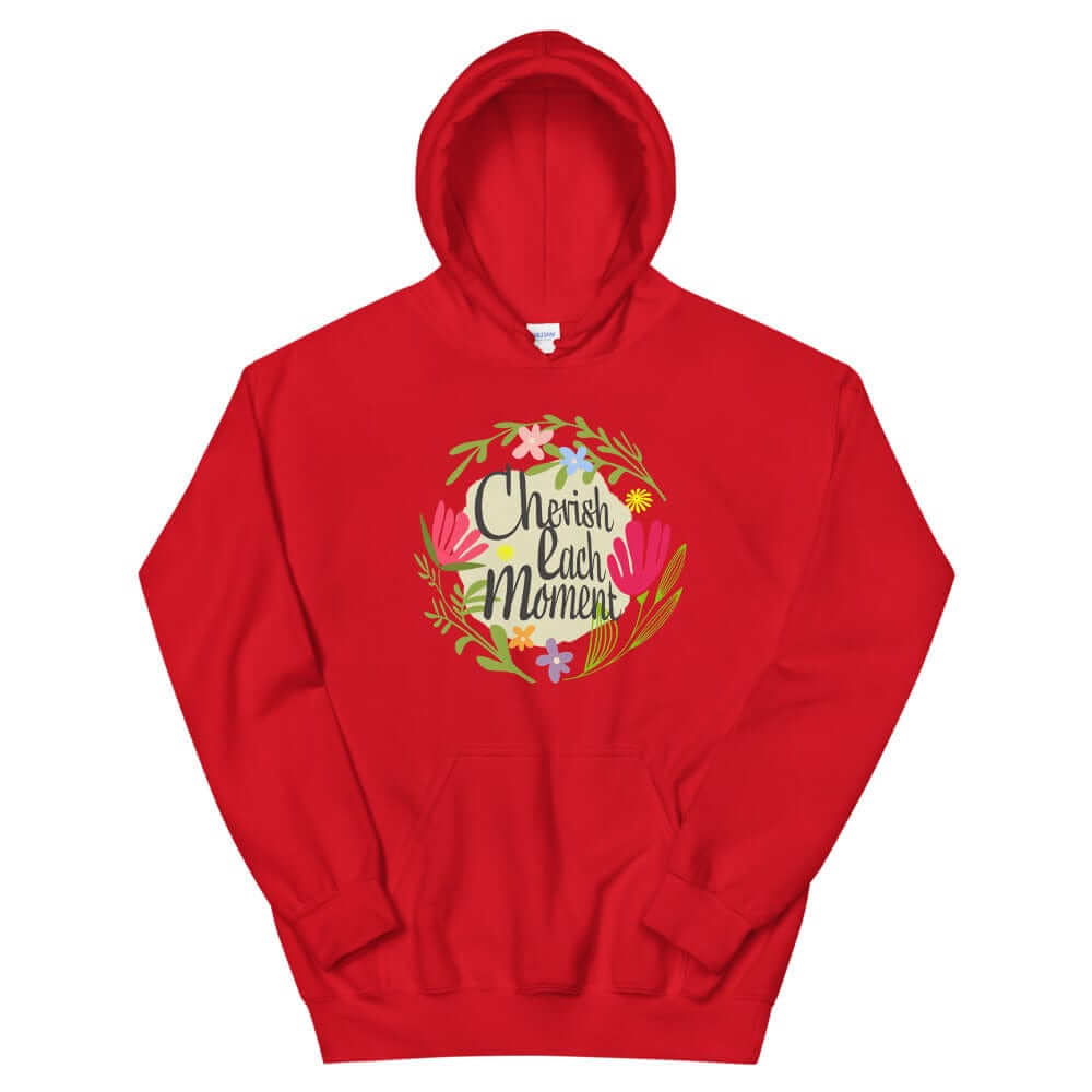 Cherish Each Moment Spring Flowers Unisex Hoodie, Hoodie, $ 41.50, A Moment Of Now™