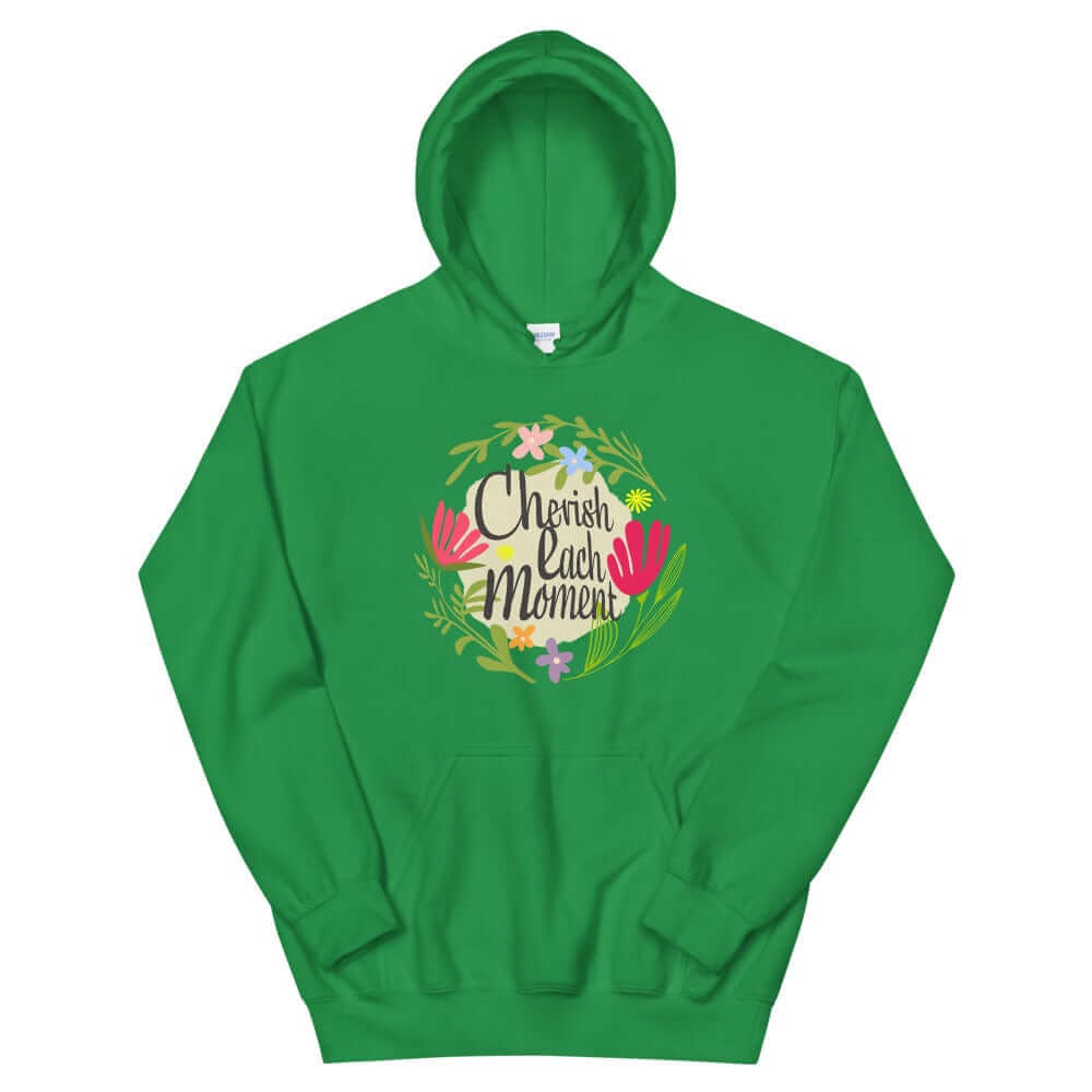 Cherish Each Moment Spring Flowers Unisex Hoodie, Hoodie, $ 41.50, A Moment Of Now™