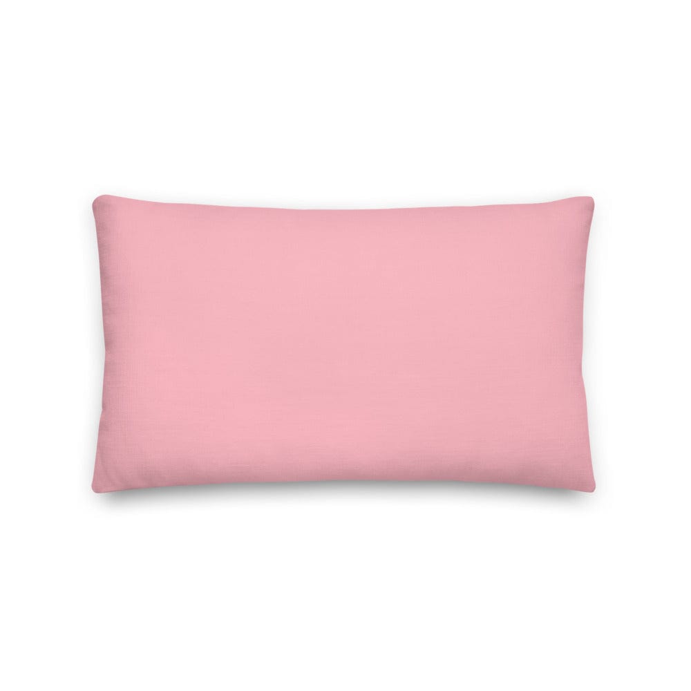 Shop Cherry Blossom Pink Pastel Tone Solid Color Decorative Throw Pillow, Pillow, USA Boutique