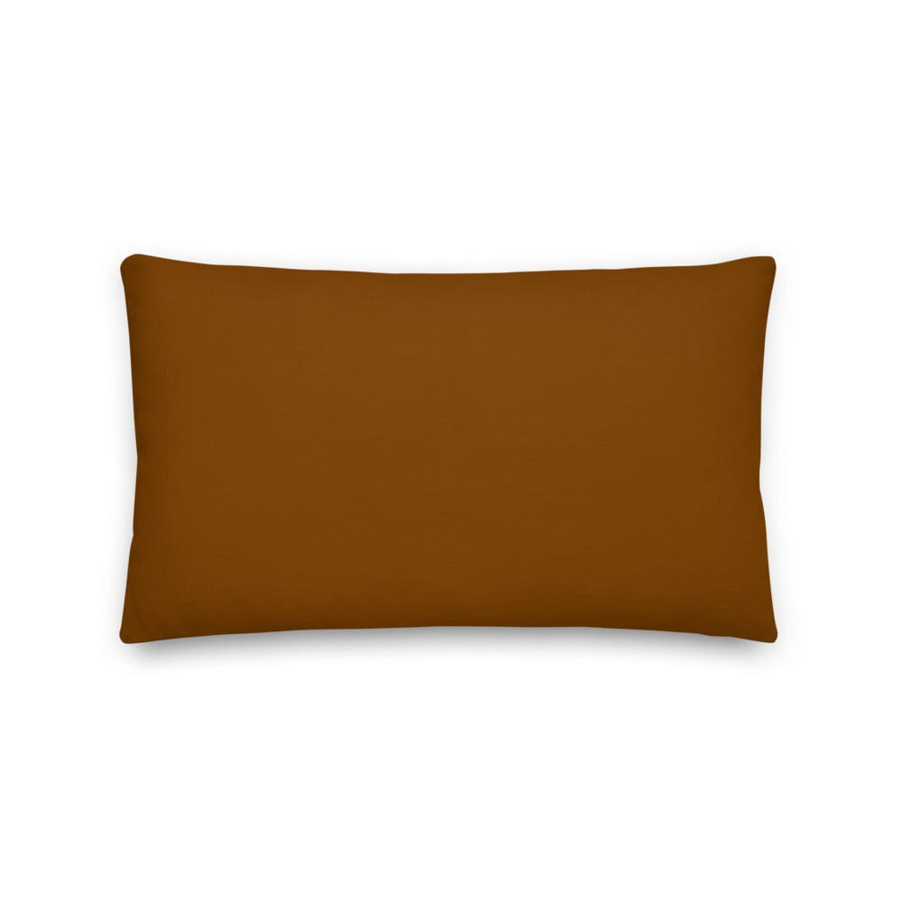 Shop Chocolate (Traditional) Solid Color Decorative Throw Pillow Accent Cushion, Pillow, USA Boutique