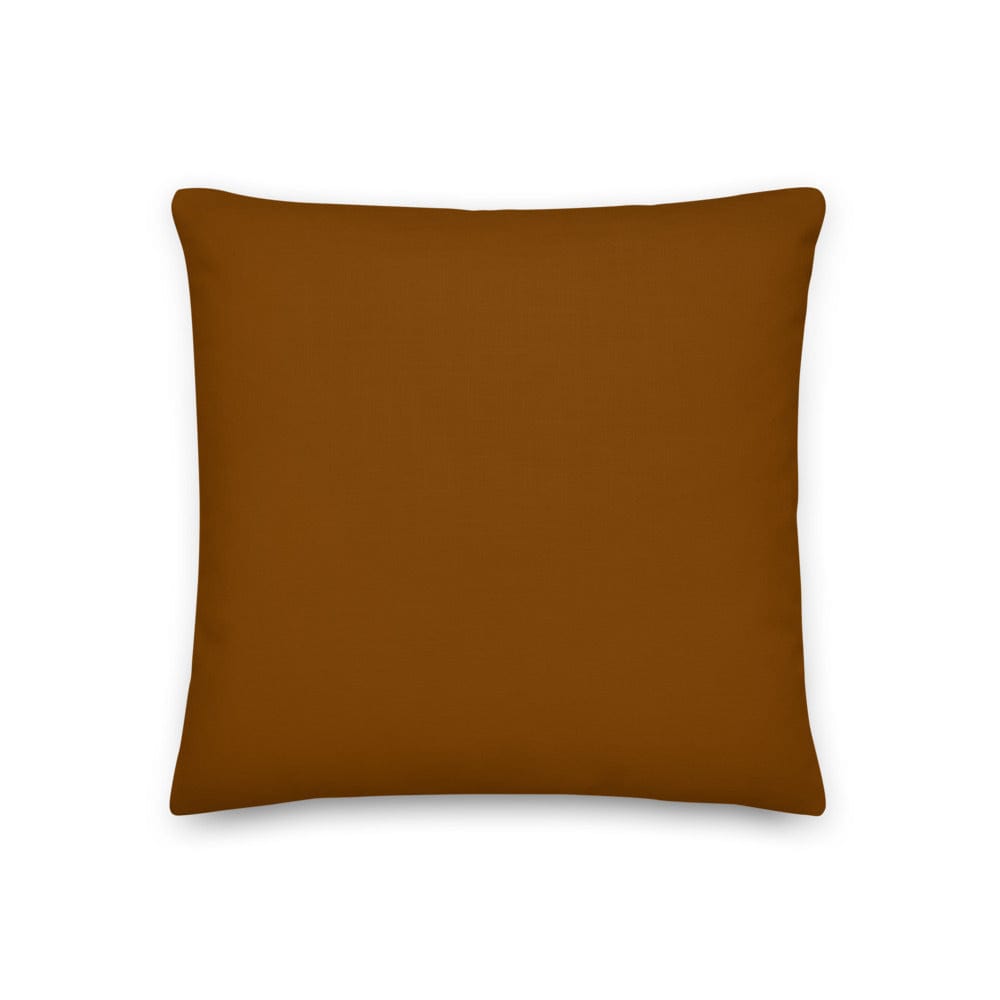 Shop Chocolate (Traditional) Solid Color Decorative Throw Pillow Accent Cushion, Pillow, USA Boutique