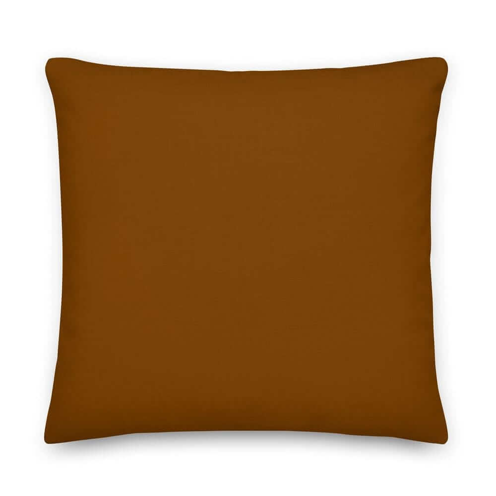 Chocolate (Traditional) Pillow | Rich Brown Cozy Rustic Decor, Throw Pillows, $ 61.50, A Moment Of Now™