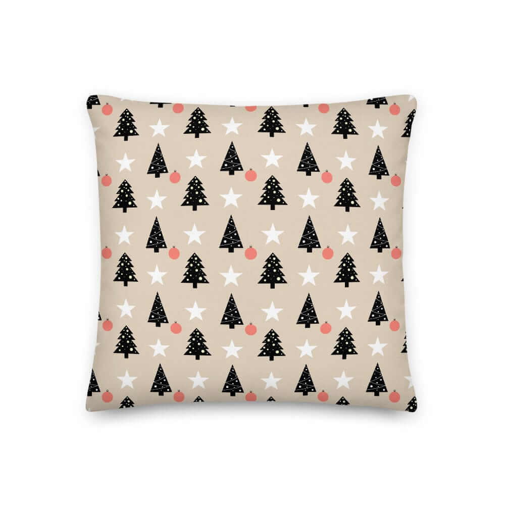 Christmas Holiday Beige Solid Color Decorative Throw Pillow Cushion, Pillow, $ 64.50, A Moment Of Now™