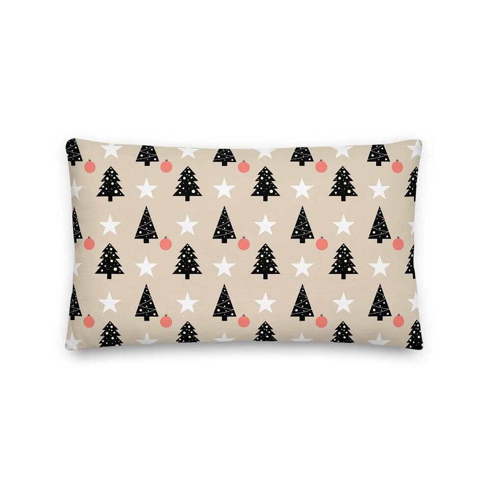 Christmas Holiday Beige Solid Color Decorative Throw Pillow Cushion, Pillow, $ 64.50, A Moment Of Now™