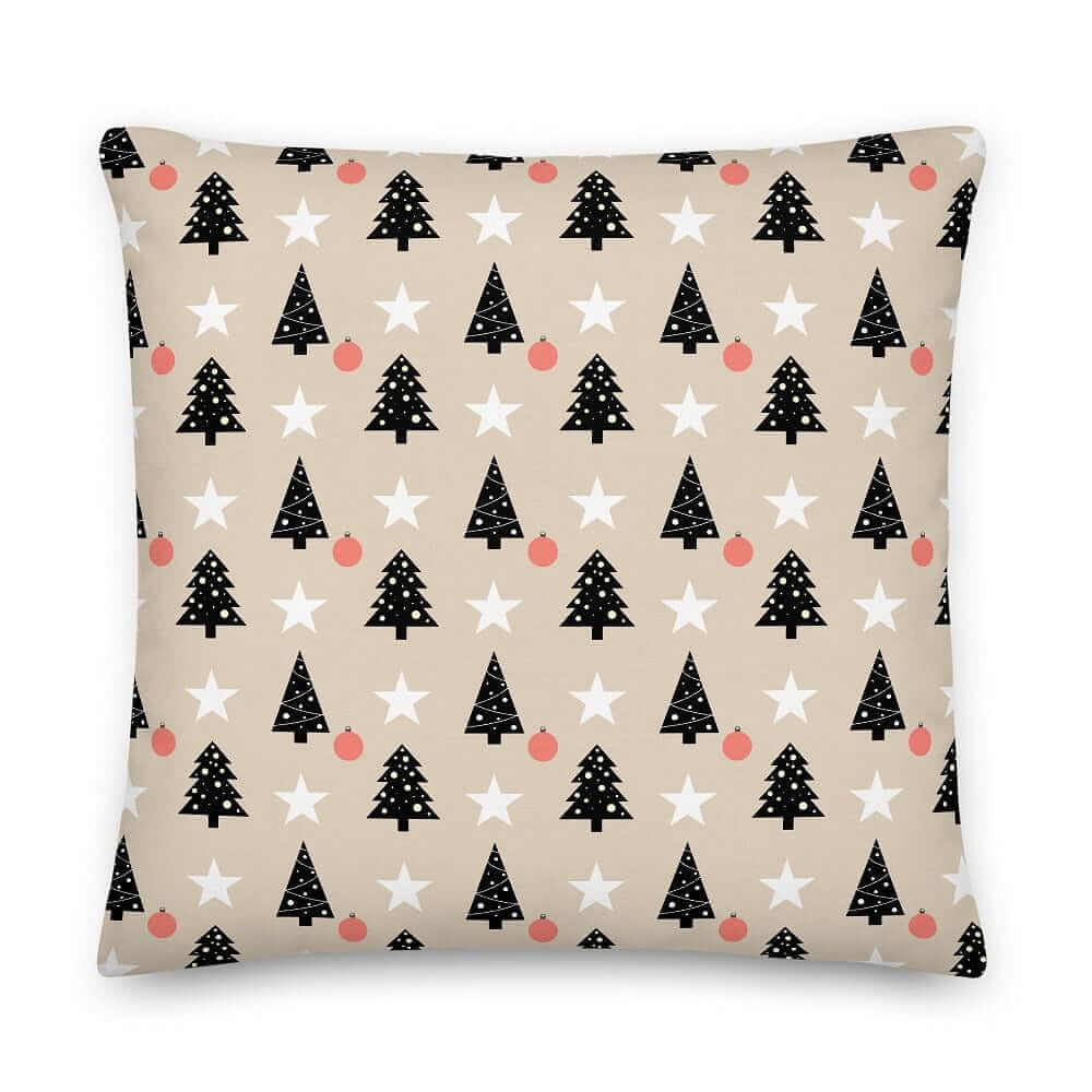 Christmas Holiday Beige Solid Color Decorative Throw Pillow Cushion, Pillow, $ 64.50, A Moment Of Now™