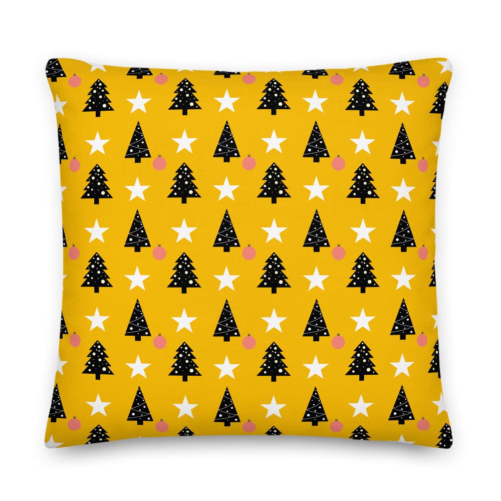 Shop Christmas Holiday Gold Decorative Throw Pillow Cushion, Pillow, USA Boutique
