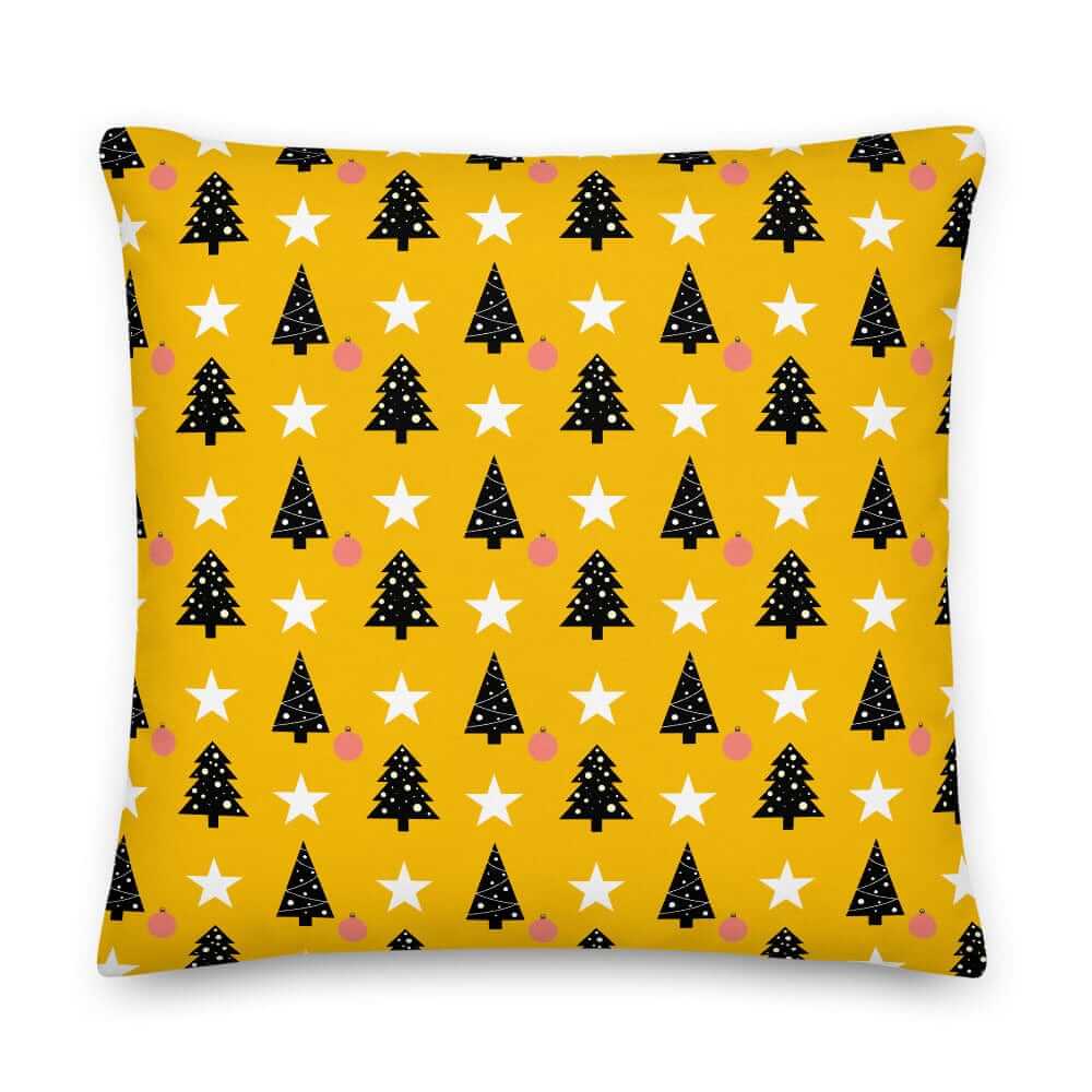 Christmas Holiday Gold Decorative Throw Pillow Cushion, Pillow, $ 64.50, A Moment Of Now™