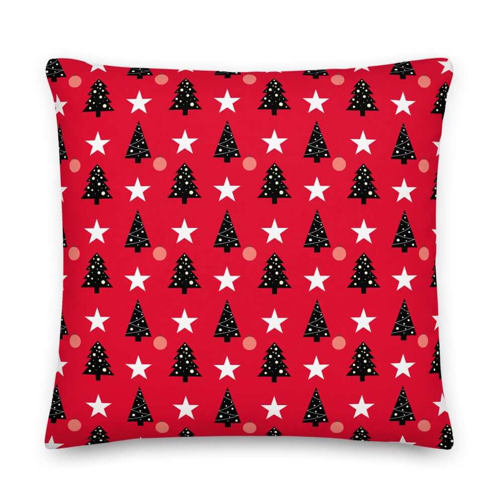 Shop Christmas Holiday Red Decorative Throw Pillow Cushion, Pillow, USA Boutique