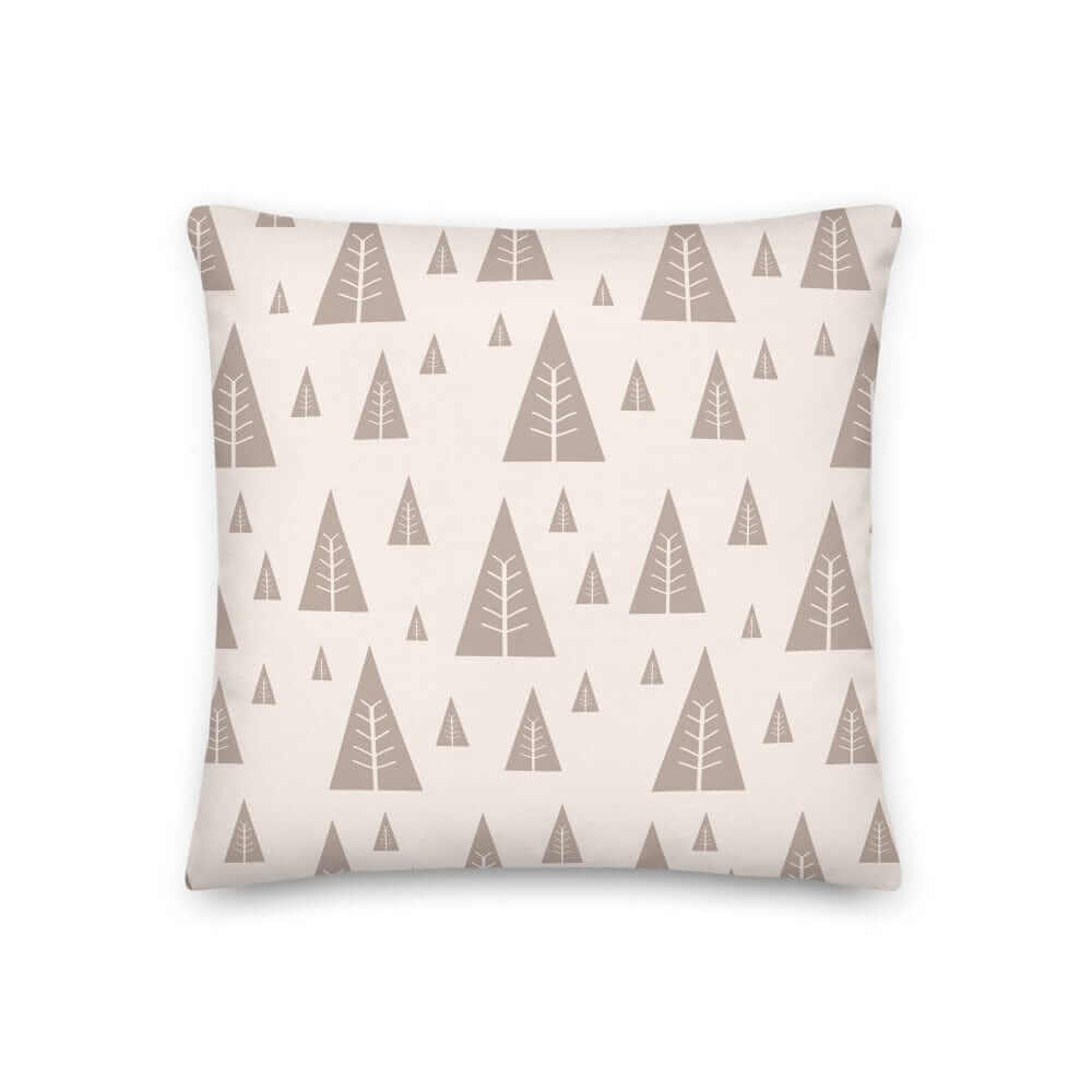 Christmas Holiday Tree Pattern Minimal Style Decorative Throw Pillow Cushion, Throw Pillows, $ 64.50, A Moment Of Now™