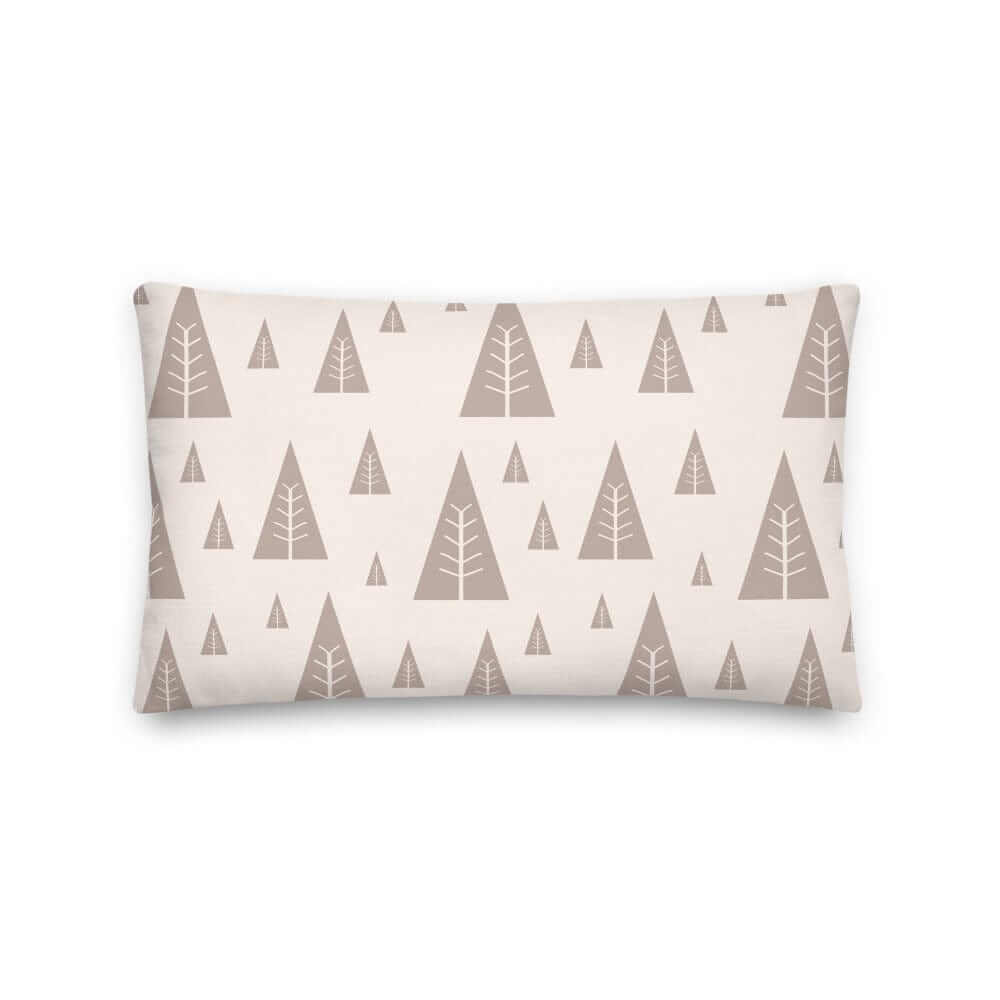 Christmas Holiday Tree Pattern Minimal Style Decorative Throw Pillow Cushion, Throw Pillows, $ 61.50, A Moment Of Now™