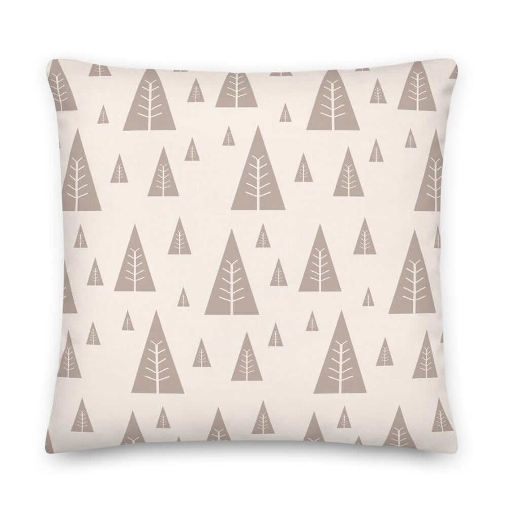 Christmas Holiday Tree Pattern Minimal Style Decorative Throw Pillow Cushion, Throw Pillows, $ 71.50, A Moment Of Now™