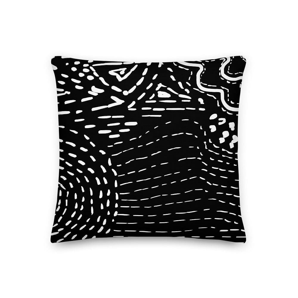 Claire Abstract Dots and Lines Decorative Throw Pillow Cushion Pillow A Moment Of Now Women’s Boutique Clothing Online Lifestyle Store