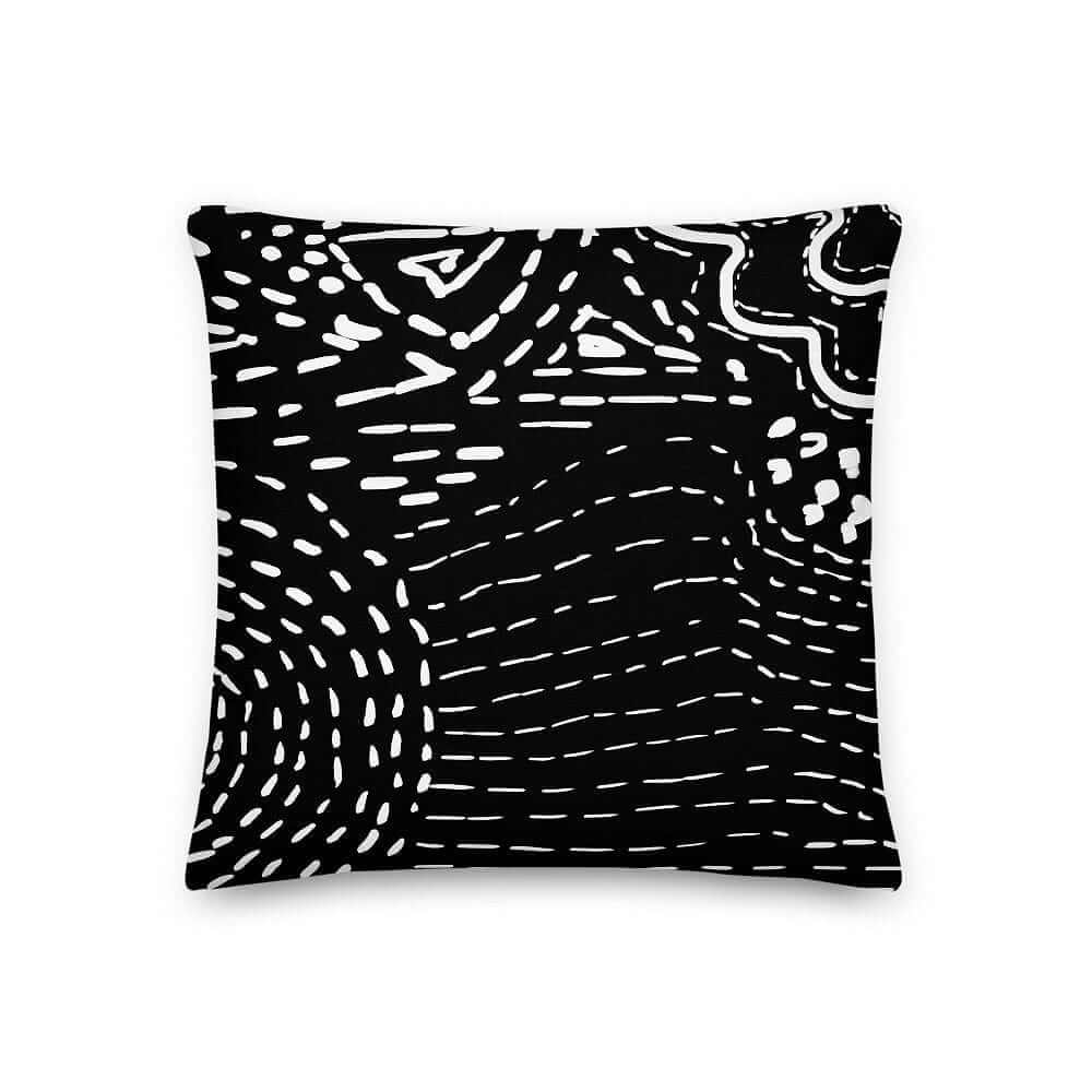 Claire Abstract Dots and Lines Decorative Throw Pillow Cushion, Pillow, $ 64.50, A Moment Of Now™
