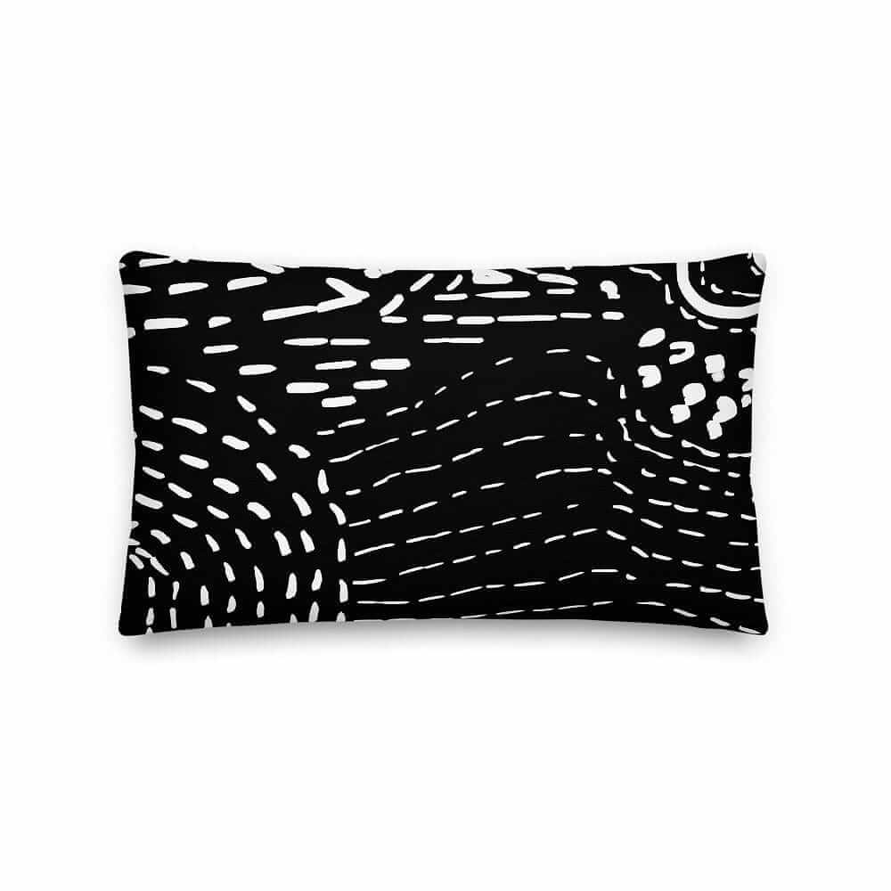 Claire Abstract Dots and Lines Decorative Throw Pillow Cushion, Pillow, $ 61.50, A Moment Of Now™