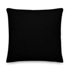 Shop Club Pattern Black on Ivory Decorative Throw Pillow Cushion, Pillow, USA Boutique