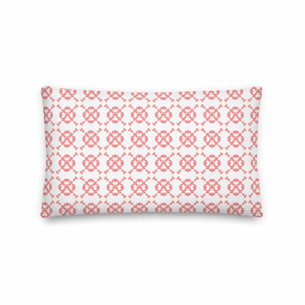 Club Pattern Blush Pink on Ivory Decorative Throw Pillow Cushion, Pillow, $ 61.50, A Moment Of Now™