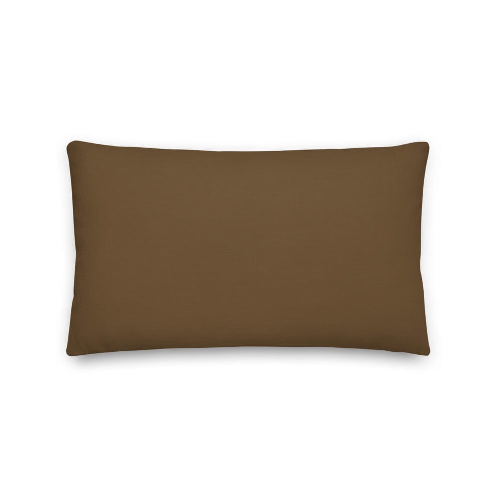 Coffee Solid Color Decorative Throw Accent Pillow Pillow A Moment Of Now Women’s Boutique Clothing Online Lifestyle Store