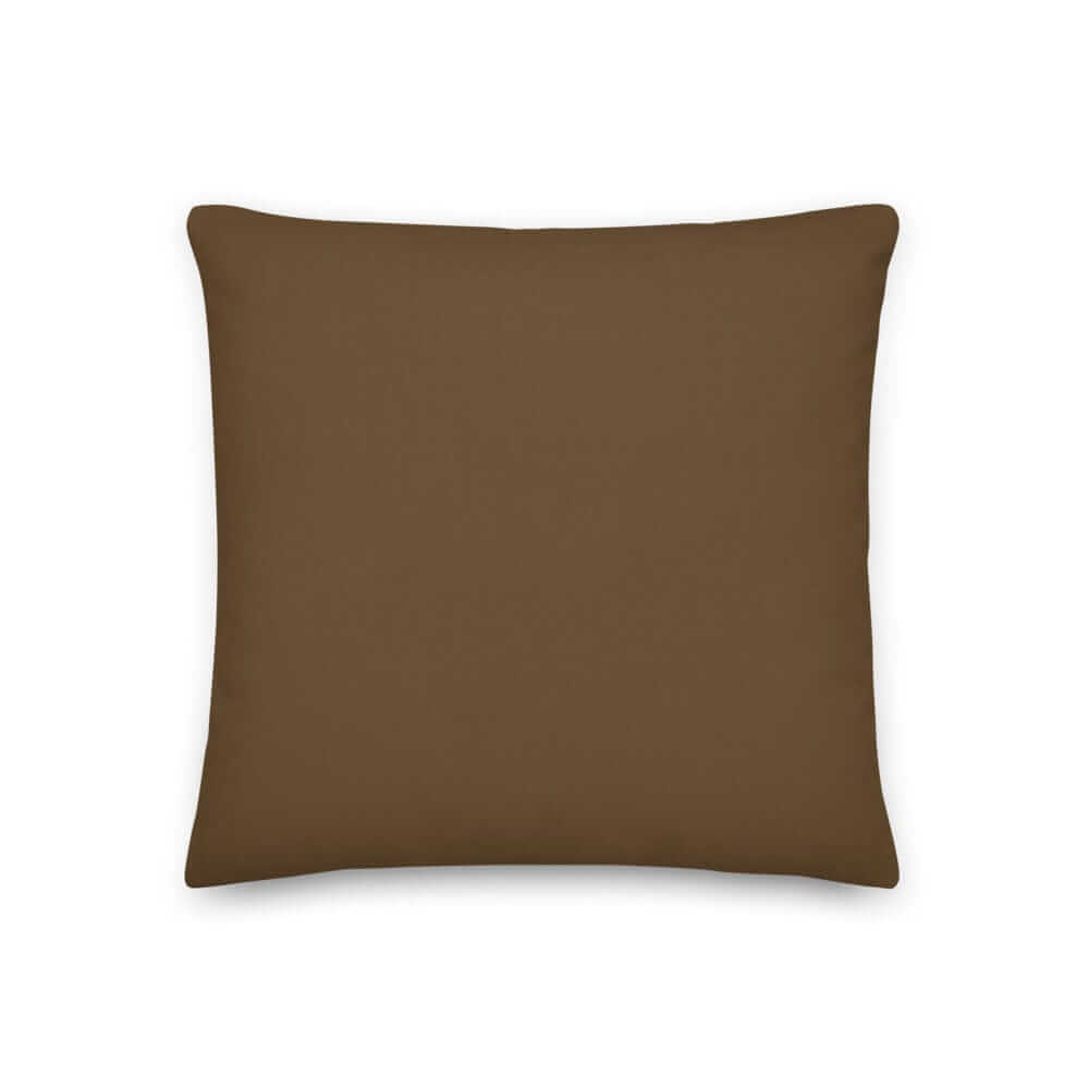 Coffee Solid Color Decorative Throw Pillow | Warm Brown Decor, Throw Pillows, $ 64.50, A Moment Of Now™