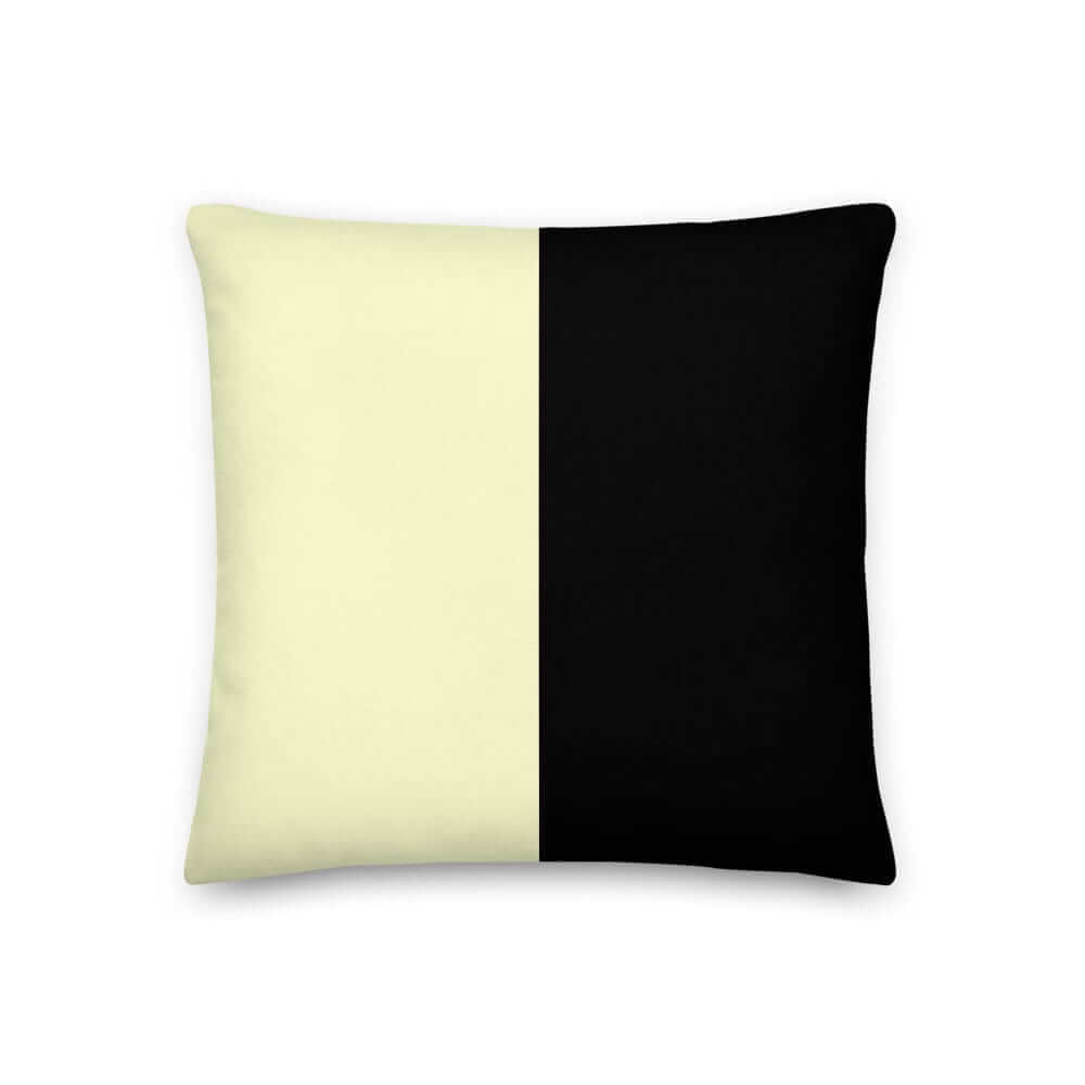 Cream and Black Triangle Pattern Decorative Throw Pillow Cushion, Pillow, $ 61.50, A Moment Of Now™