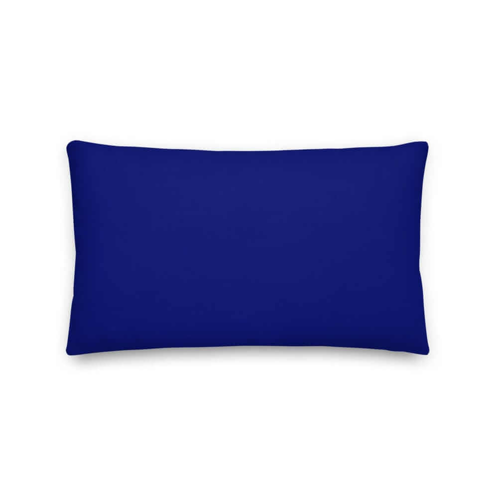 Dark Imperial Blue Solid Color Throw Pillow | Navy Regal Decor, Throw Pillows, $ 61.50, A Moment Of Now™