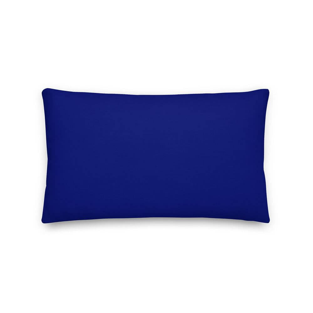 Dark Imperial Blue Solid Color Throw Pillow | Navy Regal Decor, Throw Pillows, $ 61.50, A Moment Of Now™