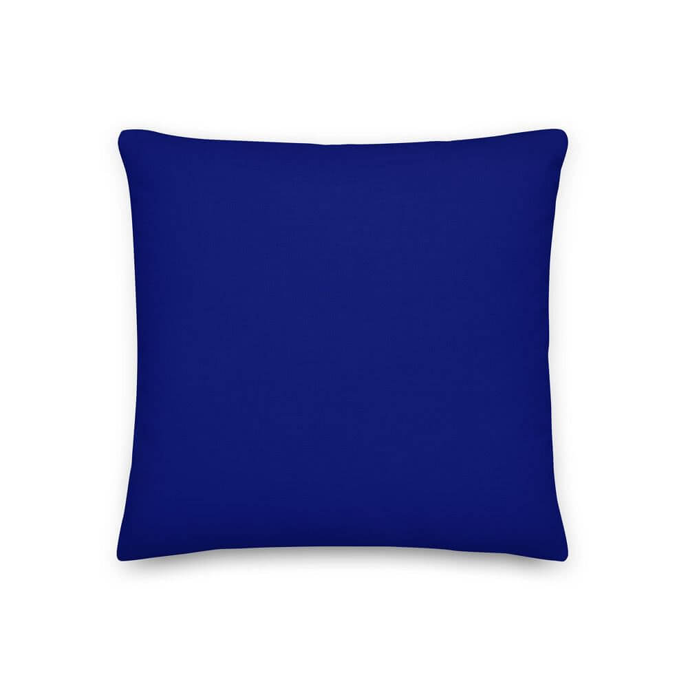 Dark Imperial Blue Solid Color Throw Pillow | Navy Regal Decor, Throw Pillows, $ 64.50, A Moment Of Now™