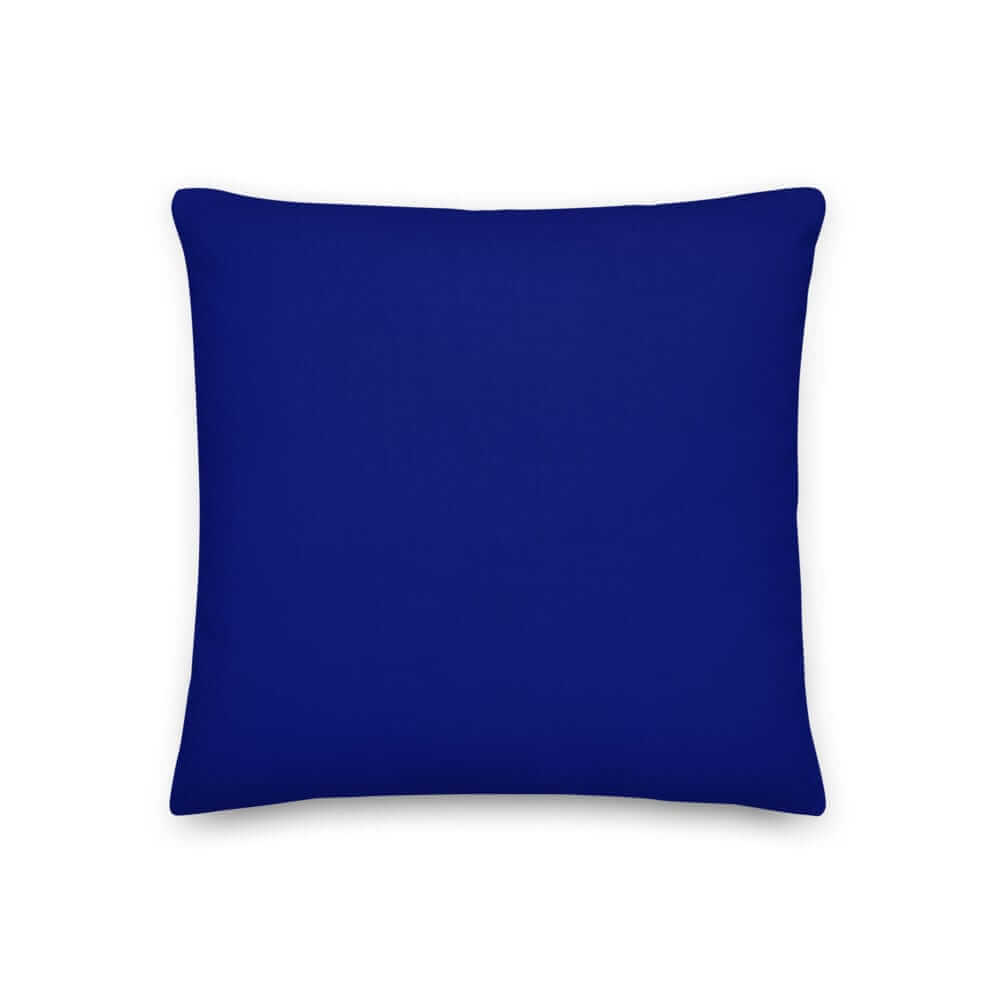 Dark Imperial Blue Solid Color Throw Pillow | Navy Regal Decor, Throw Pillows, $ 61.50, A Moment Of Now™